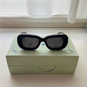 Off-White Unisex Black Sunglasses